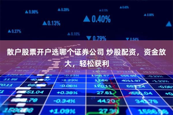 散户股票开户选哪个证券公司 炒股配资，资金放大，轻松获利