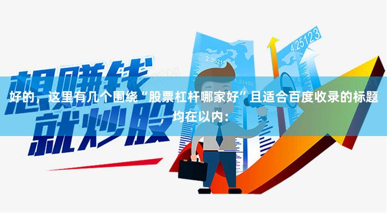 好的，这里有几个围绕“股票杠杆哪家好”且适合百度收录的标题，均在以内：