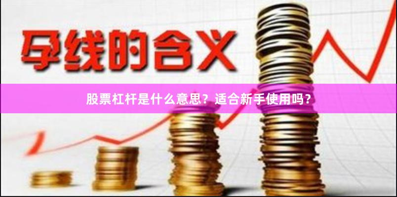 股票杠杆是什么意思？适合新手使用吗？